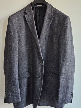 Joseph Abboud Charcoal Gray Textured Sport Coat
